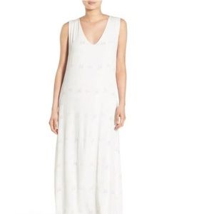 Wildfox maxi backless open back flowy Unicorn Pegasus sample dress